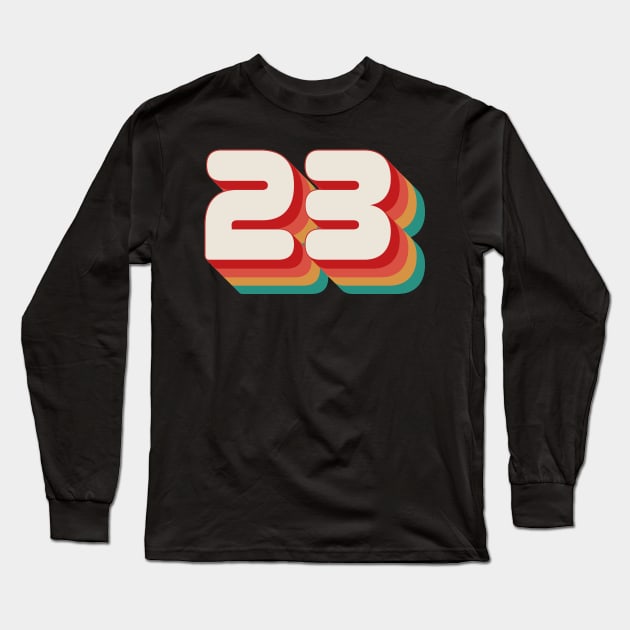 Number 23 Long Sleeve T-Shirt by n23tees